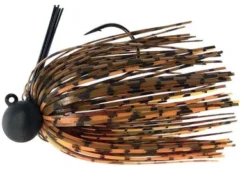 Fitzgerald Thrift Tungsten Micro Jig - 3/8oz - Green Pumpkin/Amber