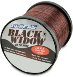 Hi-Seas Black Widow I.G.F.A. Micro-Thin Camo Line 1 Lb. Spool