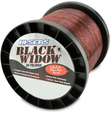 Hi-Seas Black Widow I.G.F.A. Micro-Thin Camo Line 2 Lb. Spool 1 Hi-Seas Black Widow I.G.F.A. Micro-Thin Camo Line 2 Lb. Spool