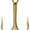 Mustad 35518 Gold Treble Hooks