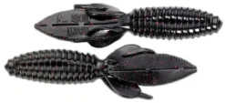 Reaction Innovations Smallie Beaver - Black/Red Flake