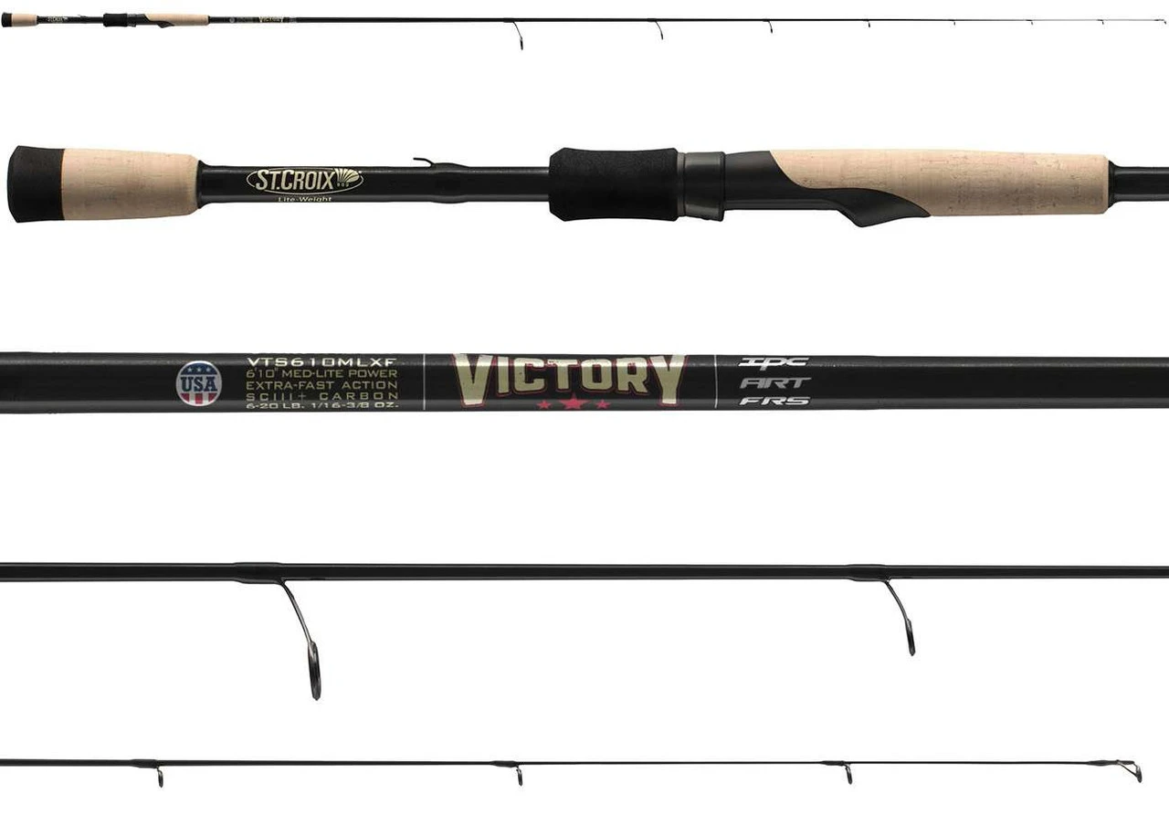 St. Croix Victory Bass Spinning Rods 1 St. Croix Victory Bass Spinning Rods
