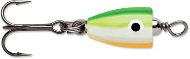 VMC Tungsten Chandelier Jig - 1/16oz - Green Orange Glow 1 VMC Tungsten Chandelier Jig - 1/16oz - Green Orange Glow