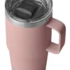 YETI Rambler 20 Oz. Travel Mug - Sandstone Pink