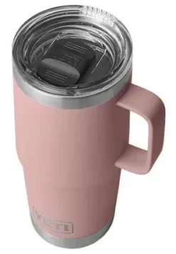 YETI Rambler 20 Oz. Travel Mug - Sandstone Pink