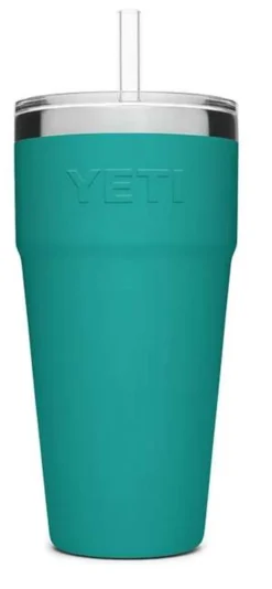 YETI Rambler Cup - 26 Oz. - Straw Lid - Aquifer Blue -Fishing Journey Shop yeti rambler 26oz straw cup aquifer blue 89616.1651377909