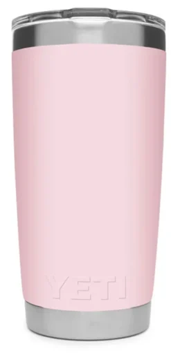 YETI Rambler Tumbler 20oz With Magslider Lid - Ice Pink -Fishing Journey Shop yeti rambler tumbler 20oz magslider lid ice pink 47006.1651370678