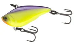 Yo-Zuri R1354 Rattln Vibe Mini Lure - Purple Back Chartreuse
