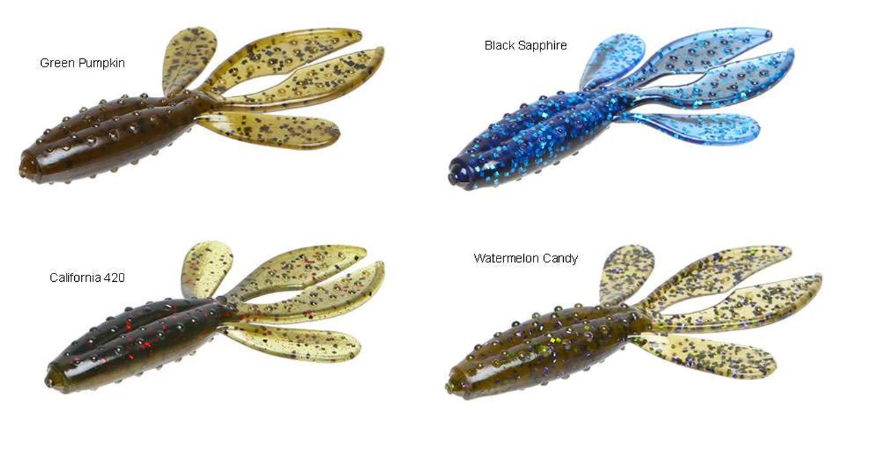 Zoom Z-Hog Jr. Bait 3-1/2in 2 Zoom Z-Hog Jr. Bait 3-1/2in - Image 2